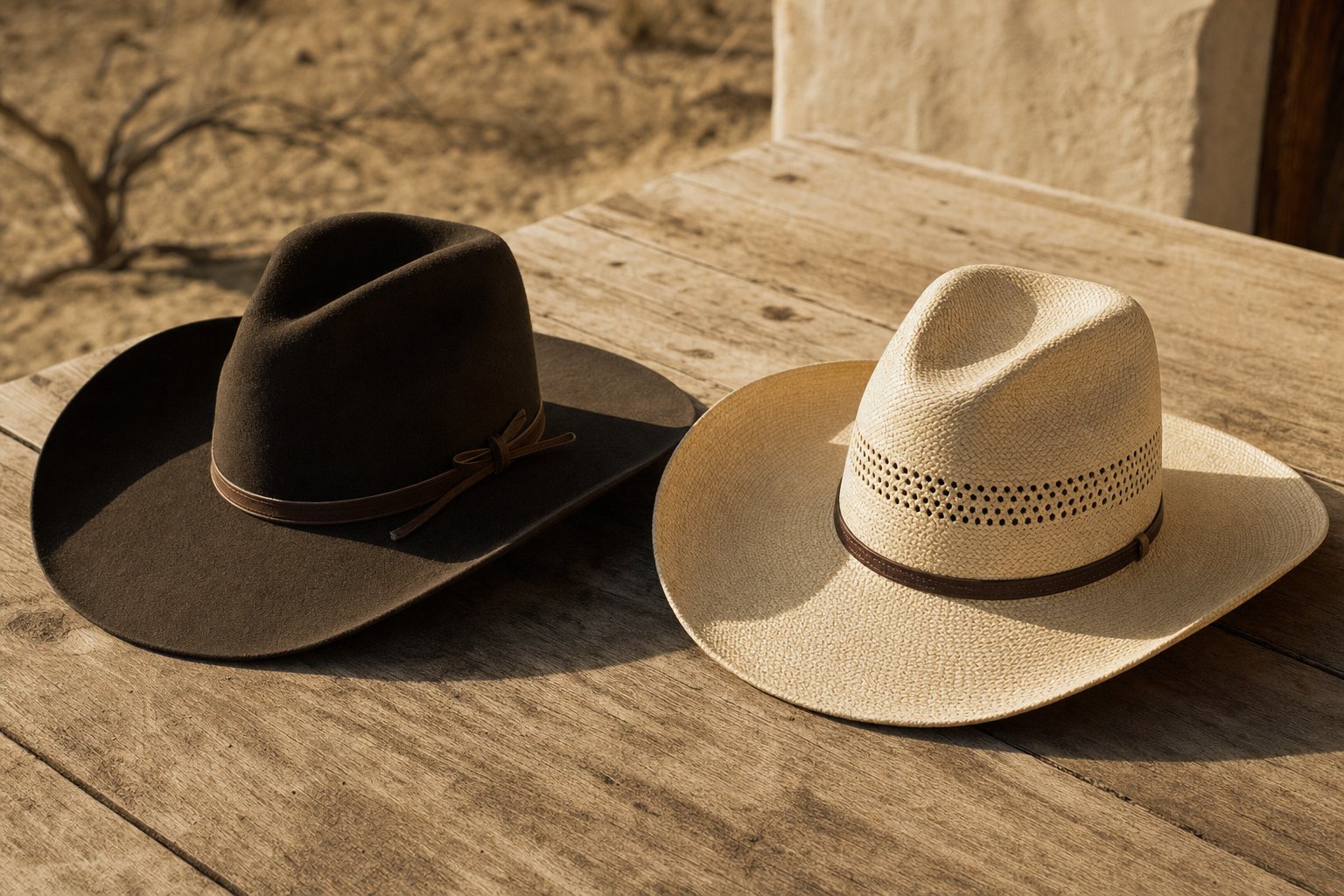 Felt vs. Straw: Choosing Your Material