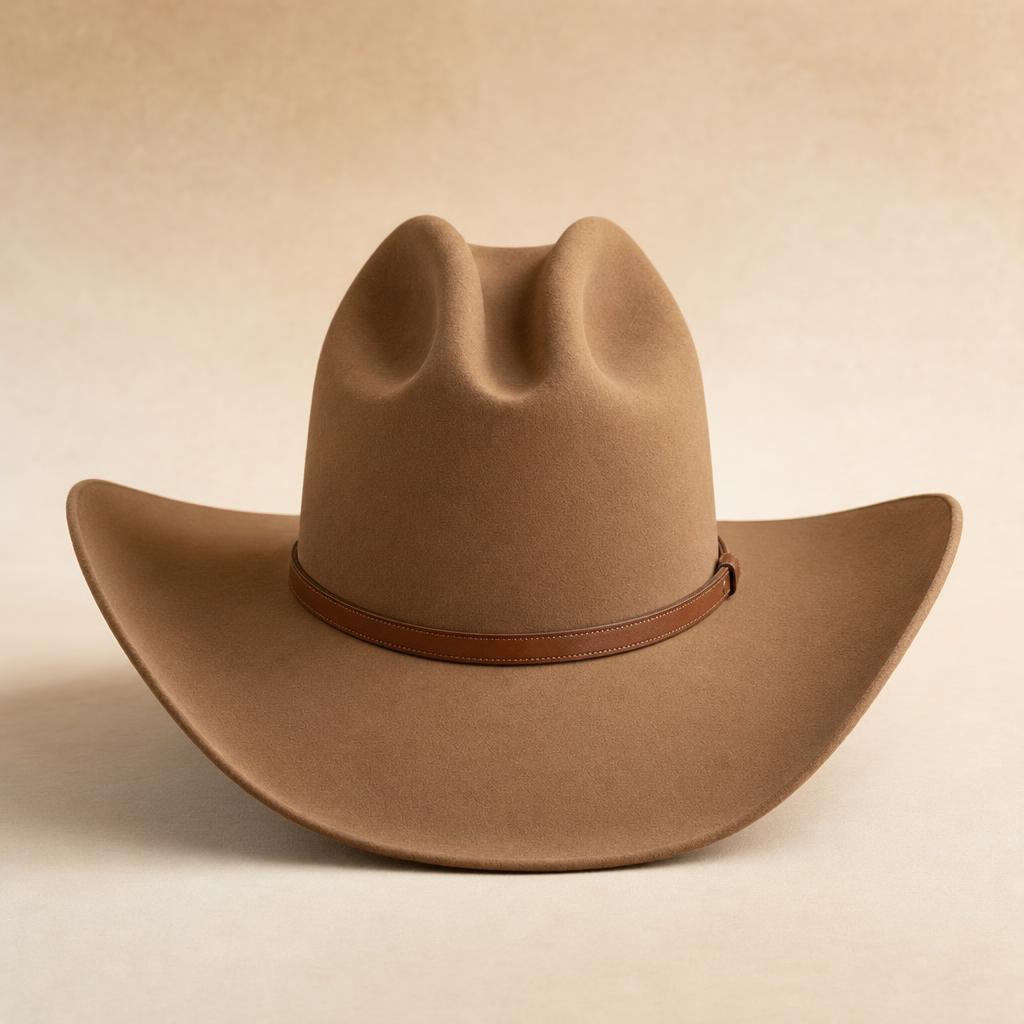 Cattleman crease cowboy hat